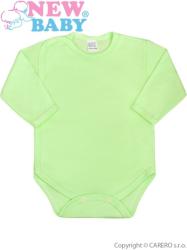 NEW BABY Csecsemő teljes hosszba patentos body New Baby Classic zöld
