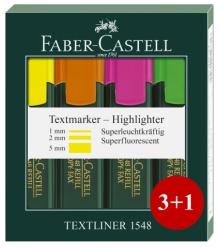 Faber-Castell Textmarker set 3 + 1 culori 1548 FABER-CASTELL (7781)