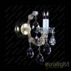 Glass LPS Aplica de perete Maria Theresa cu 1 brat, cristal Bohemia N24 001/01/1 (N24 001/01/1)