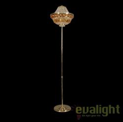 Glass LPS Lampadar, lampa de podea LUX cristal Bohemia S45 365/03/6 (S45 365/03/6 light topaz)