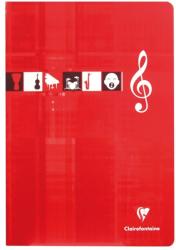 Clairefontaine Caiet muzica A4 capsat 24 file 10 portative Clairefontaine Metric (ACAI039)