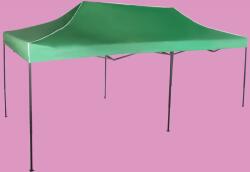 Expodom Gyorsan összecsukható sátor 3x6m - acél, Zöld, Oldalfalak nélkül