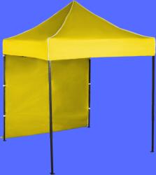 Expodom Gyorsan összecsukható sátor 2x2m - acél, Sárga, 1 oldalfal
