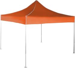Expodom Gyorsan összecsukható sátor 3x3 m - alumínium, Oldalfalak nélkül, Narancs