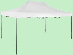 Expodom Gyorsan összecsukható sátor 3x4, 5 m - acél, Fehér, Oldalfalak nélkül