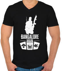 printfashion Apex Legends - Bangalore Main - Férfi V-nyakú póló - Fekete (1597290)