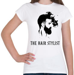 printfashion HAIR STYLIST - Női póló - Fehér (1569702)