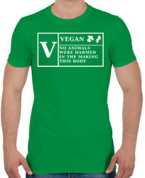 printfashion VEGAN - Férfi póló - Zöld (1569473)