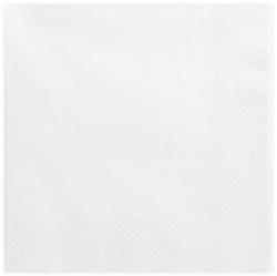 PartyDeco S. r. o Szalvéta, fehér, 3 rétegű, 30 X 30cm, 20db