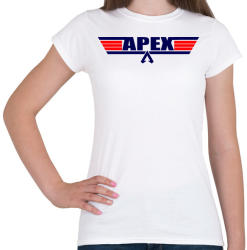 printfashion Apex Legends - TopGun logó - Női póló - Fehér (1598662)