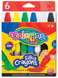 Colorino Kids selyem zsírkréta Twist-Up kitekerhető tartóval 6db 36061 (36061PTR)