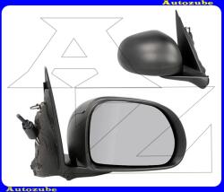 FIAT 500L 2012.03-2017.05 Visszapillantó tükör jobb, manuális, domború tükörlappal, hőmérős, fekete borítással FT0407013
