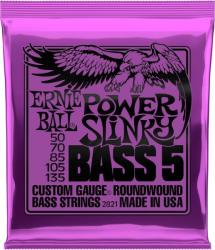 Ernie Ball 2821 Nickel Wound Power Slinky 5 Húr 50-135 - hangszeraruhaz