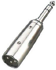 Soundsation SADA09 XLR papa - 6, 3mm sztereo Jack átalakító - hangszeraruhaz
