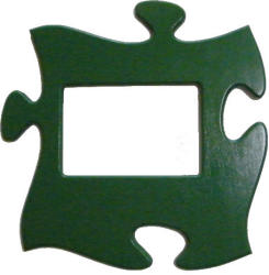 Batadecor Puzzle képkeret (zöld)