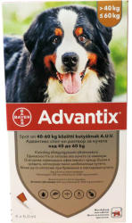 Bayer Advantix Spot On 40-60 kg 4x6 ml