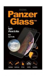 Panzer Apple iPhone X / Xs Max Edzett üveg kijelzővédő, betekintésgátló szűrővel, kamera borítóval (P2658)