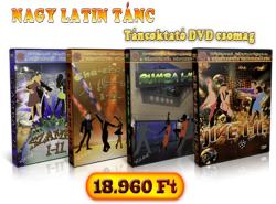 NAGY LATIN TÁNC - Táncoktató DVD Csomag