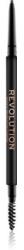 Revolution Precise Brow Pencil precíz szemöldökceruza kefével árnyalat Medium Brown 0.05 g