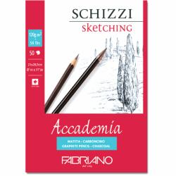 Fedrigoni Bloc de desen si schite A4, 120 g, FABRIANO Accademia Sketching, 50 file