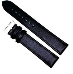 Arc Curea Ceas „Pure Comfort XL - Piele Naturală Hipoalergenică, Negru cu Cusătură Neagră (12mm - 26mm) (C3061-A-4XL9)