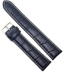  Curea Ceas „Pure Comfort 6XL20 - Piele Naturală Hipoalergenică, Negru Mat (18mm - 24mm) (C3069 6XL20)