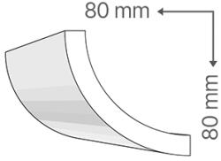 ANRO MN-10 Minimal design holkerléc (mennyezeti szegélyléc) (MN-10)