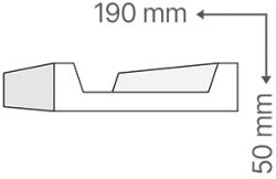 ANRO Beépíthető lámpatesthez SV-01 - 19 cm (SV-01 - 19 cm)