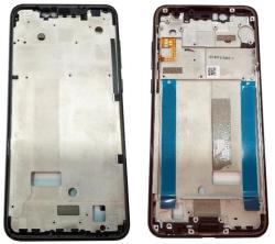  tel-szalk-013291 Nokia 5.1 Plus (Nokia X5) fekete előlap lcd keret, burkolati elem (tel-szalk-013291)