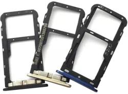  tel-szalk-013298 ZTE Blade V9 ezüst SIM kártya tálca (2 SIM kártyás telefonokhoz) (tel-szalk-013298)