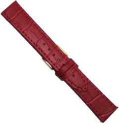 HCraft Curea Ceas „Monochrome Red 7A1-R - Piele Naturală Premium cu Cusătură Asortată (14mm - 22mm) (7A1 R)