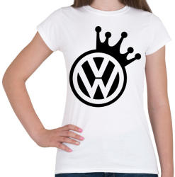 printfashion VW Király (fekete) - Női póló - Fehér (1612842)