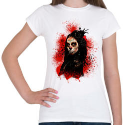 printfashion muertos - Női póló - Fehér (1615074)