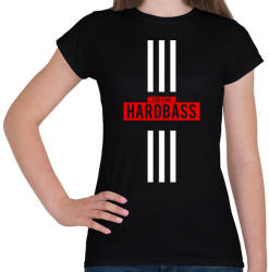 printfashion Russian Hardbass - Női póló - Fekete (1607831)