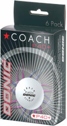Donic Mingi tenis Donic Coach* P40+ albe (set de 6 buc) (550221)