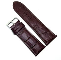  Curea Ceas „Titan XL Heritage - Piele Naturală Maro cu Cusătură Maro (26mm, 28mm, 30mm) (A-8E25)
