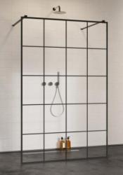 Radaway Cabina dus Walk-In Radaway Modo New Black I Factory, 130 x H200 cm (388134-54-57)