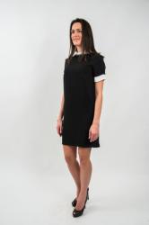 Unika Rochie office dreaptă neagră (X-38-BLACK)