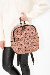 Wiya Rucsac roz din elemente geometrice (1139-1-PINK)