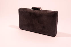 Diana&Co Clutch Diana & Co - neagră material catifelat (DMQ832-1-BLACK)