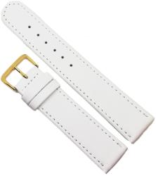  Curea Ceas „Snow Comfort C3101 - Piele Naturală Hipoalergenică, Alb Imaculat (8mm - 22mm) (432 Alb)