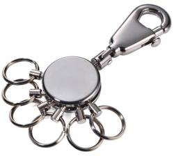 TROIKA Kulcstartó, 6 gyűrűvel, TROIKA Patent , ezüst (TROKYR60MC) - papirdepo