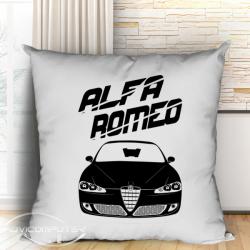 Autos ajándékok - Alfa Romeo feliratos párna