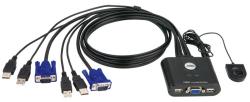 ATEN KVM 2 PC átkapcsoló - VGA és USB csatlakozókkal ATEN CS22U