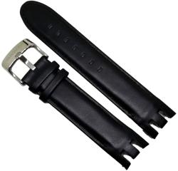 Swatch Curea 21mm pentru ceas Swatch din piele naturala Neagra - 21mm - C3123 (C3123)