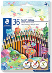 STAEDTLER Creioane colorate triunghiulare 36 culori/set STAEDTLER Noris