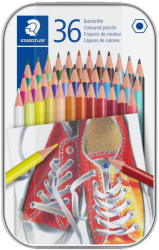 STAEDTLER Creioane colorate 36 culori/set STAEDTLER, cutie metal