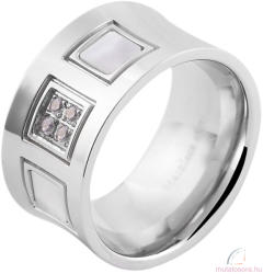  Akzent női ötvözött acél gyűrű (0016950XX021)