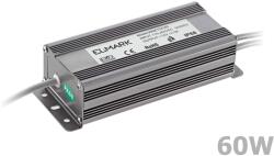 ELMARK Tápegység LED szalaghoz, kültéri 12V - 060W - ELMARK (99SETDC60IP67S) (99SETDC60IP67)