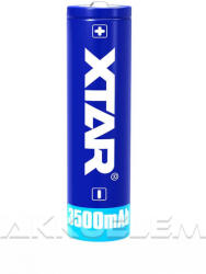 XTAR 18650 3500mAh 3, 6V Li-ion akkumulátor PCB